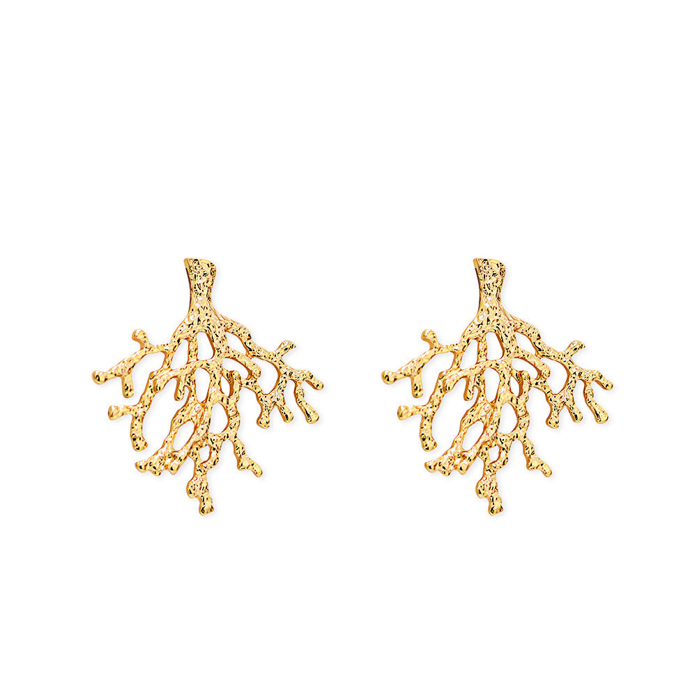 Metal Geometric Irregular Earrings