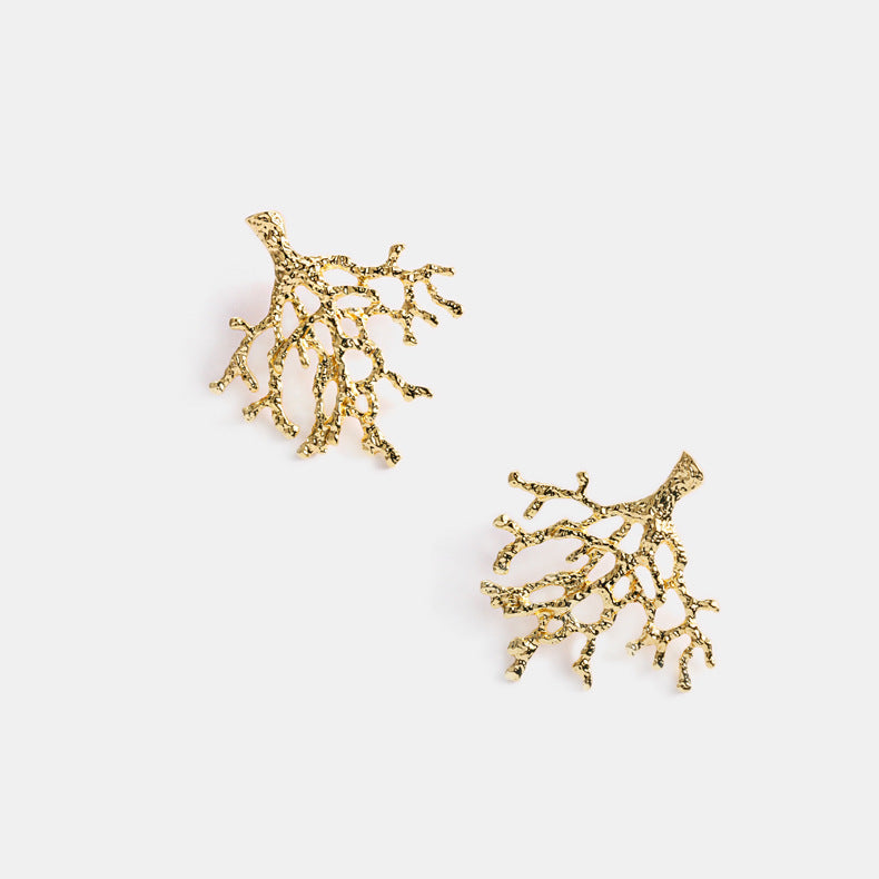 Metal Geometric Irregular Earrings