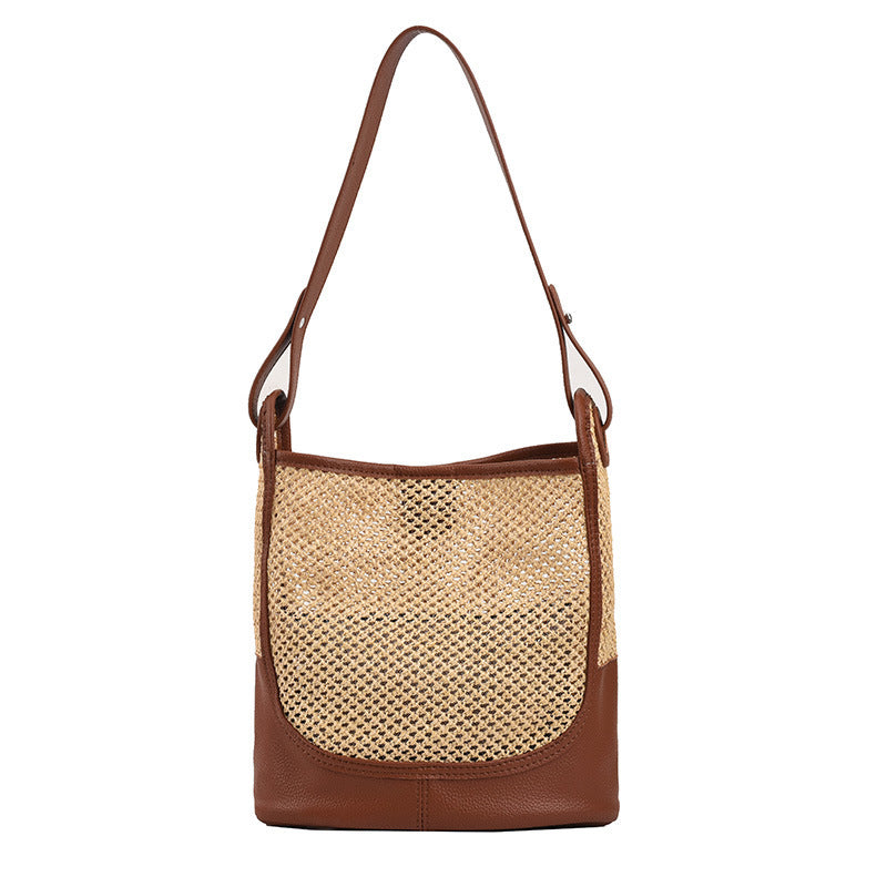Women's Fashion Large Capacity Straw Tote Bag