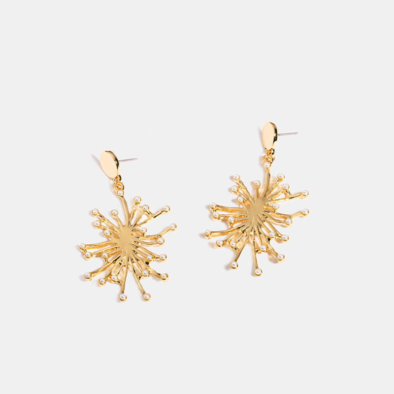 Women's Alloy Earrings Pearl Tentacles Earrings