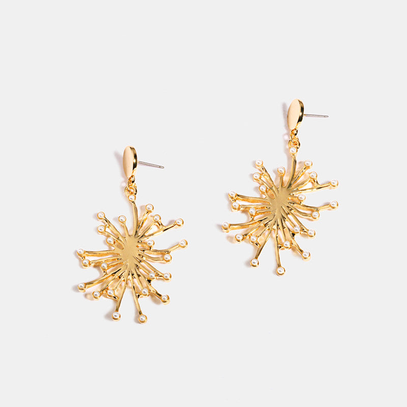 Women's Alloy Earrings Pearl Tentacles Earrings