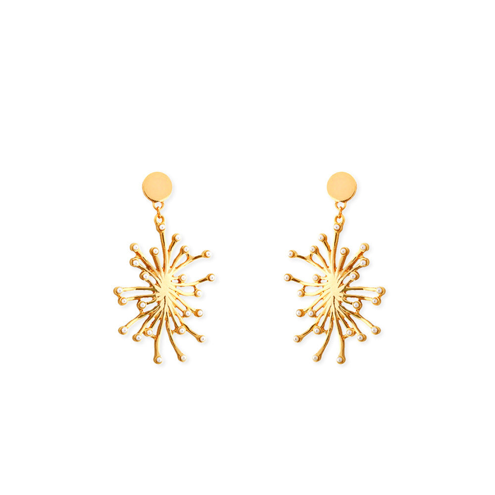 Women's Alloy Earrings Pearl Tentacles Earrings