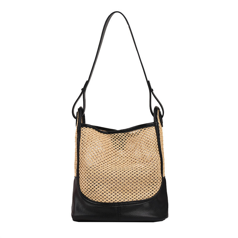 Women's Fashion Large Capacity Straw Tote Bag