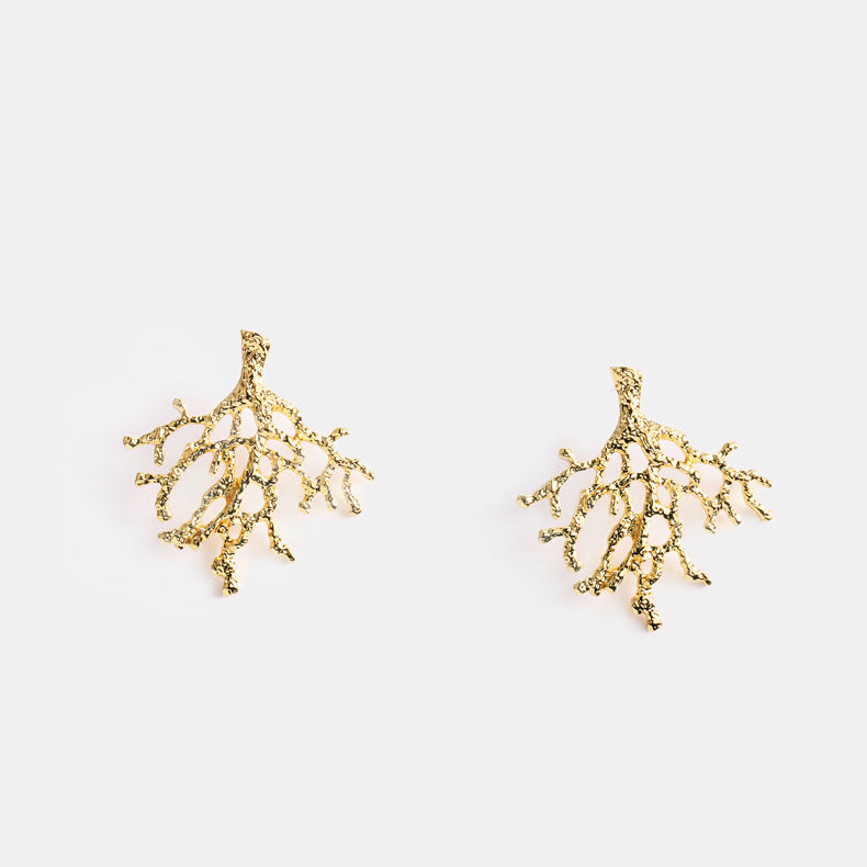 Metal Geometric Irregular Earrings