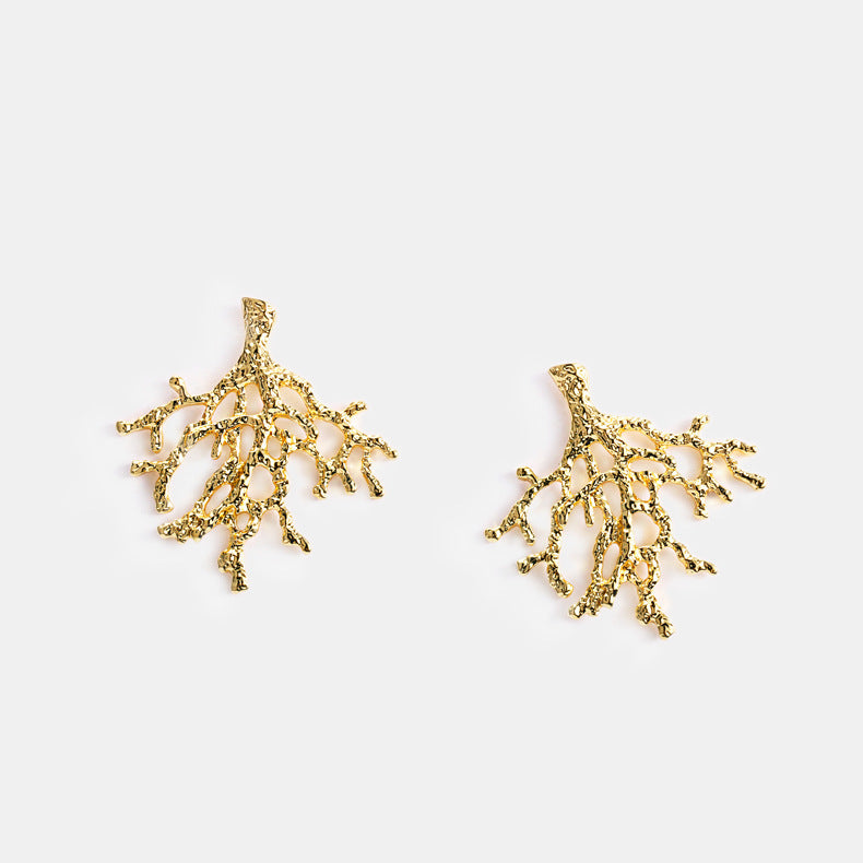 Metal Geometric Irregular Earrings