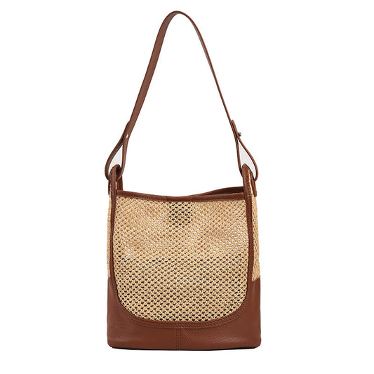 Women's Fashion Large Capacity Straw Tote Bag